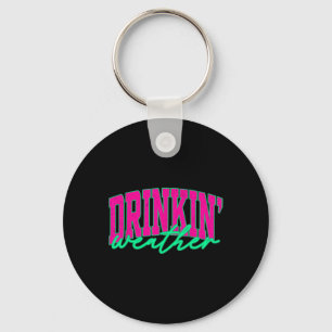 Drinkweer Zomer Vakantie Hawaii Strand Zomer Sleutelhanger
