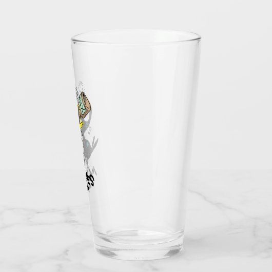 Drinky Crow Dook Pint Glass Glas (Links)