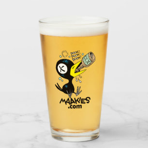 Drinky Crow Dook Pint Glass Glas