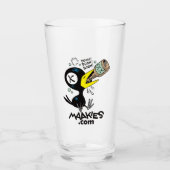 Drinky Crow Dook Pint Glass Glas (Voorkant)