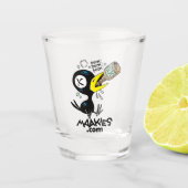 Drinky Crow Dook Shot Glass Glas (Voorkant)