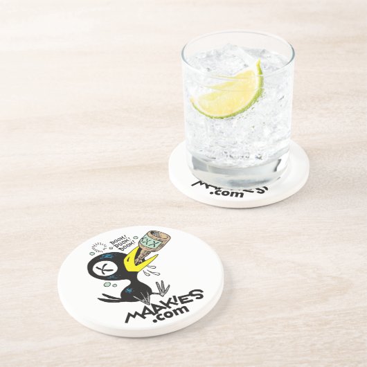 Drinky Crow Onderzetter (Zijkant)