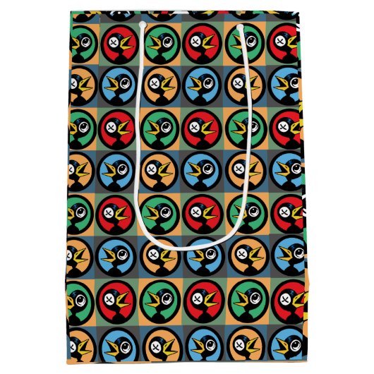 Drinky Crow Party Gift Bag Medium Cadeauzakje (Achterkant)