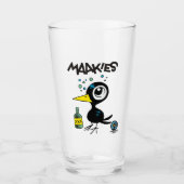 Drinky Crow Pint Glass Glas (Voorkant)