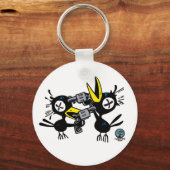 Drinky Crow POW. Sleutelhanger (Voorkant)