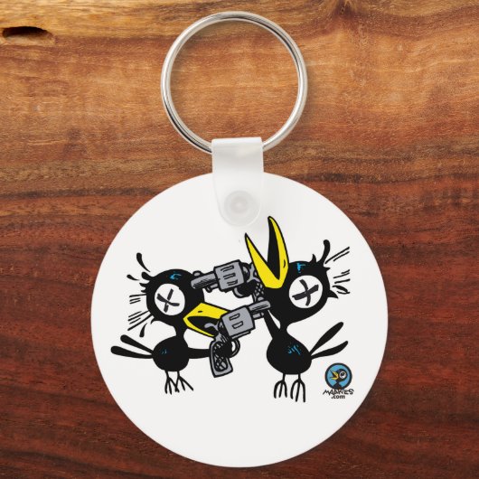 Drinky Crow POW. Sleutelhanger (Voorkant)