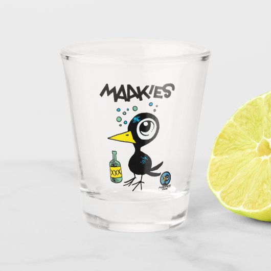Drinky Crow Shot Glass Shot Glas (Voorkant)