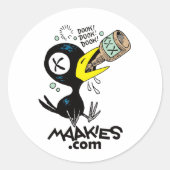 Drinky Crow Stickers (Voorkant)