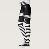 Drinky Crow Stripped Leggings (Links)