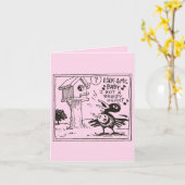 Drinky Crow Valentijn Card Kaart (Gele Bloem)