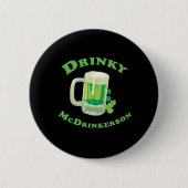 DRINKY MCDRINKERSON RONDE BUTTON 5,7 CM (Voorkant)