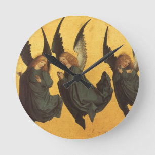Drio Renaissance-Engelen door Meester van het Huis Ronde Klok