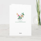 Drio van Pointillisme Vlinders, Denk aan jou Kaart (Achterkant)
