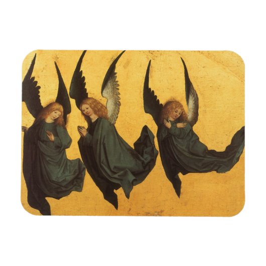 Drio van Renaissance-Engelen door Meester van het  Magneet (Horizontaal)