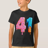 Drip 41 Meme Cool Baseball Style Number Forty One  T-shirt (Voorkant)
