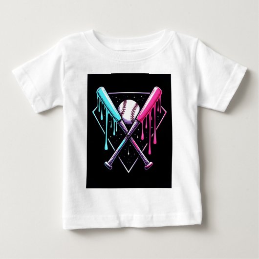 Drip Baseball Bat Magic - Neon Splash Home Bord (Voorkant)