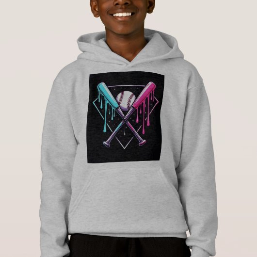 Drip Baseball Bat Magic - Neon Splash Home Bord (Voorkant)