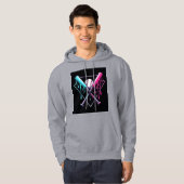 Drip Baseball Bat Magic - Neon Splash Home Bord Hoodie (Voorkant volledig)