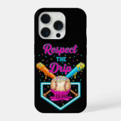 Drip Baseball Ice Cream Design Melting Baseball iPhone Hoesje (Achterkant)