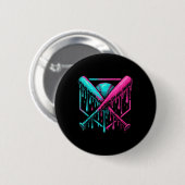 Drip Boys Baseball en Bat Ronde Button 5,7 Cm (Voorkant /achterkant)