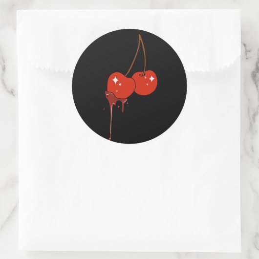 Drip Cherry Sticker (Tas)