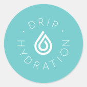 Drip Circle Stickers (Voorkant)