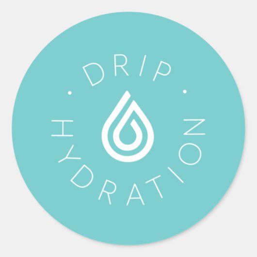 Drip Circle Stickers (Voorkant)