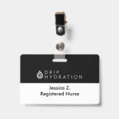 Drip & CMD Badge 2025 (back and front) (Voorkant met clip)