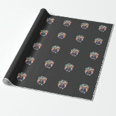 Drip Dog All Eyes On Me Cadeaupapier (Uitgerold)