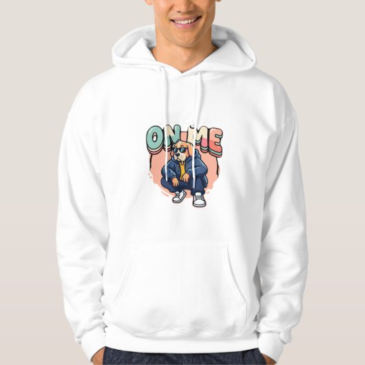 Drip Dog All Eyes On Me Hoodie (Voorkant)