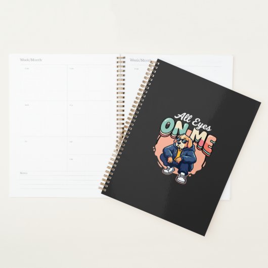 Drip Dog All Eyes On Me Planner (Display)