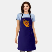 Drip Drip Dubbele Theepot Dr Blue Chef Server Schort (Gedragen)