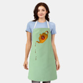 Drip Drip Dubbele Theepot Mint Chef Baker Schort (Gedragen)