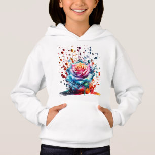 DRIP DROP ICE ROOS GEMAAKT DOOR TRREAL HOODIE