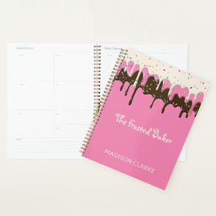 Drip Frosting Cupcake Cake Bakkerij Bedrijf Planner