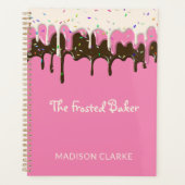 Drip Frosting Cupcake Cake Bakkerij Bedrijf Planner (Voorkant)