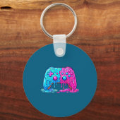 Drip Gamer Controller Boys Video Game Retro Gaming Sleutelhanger (Voorkant)