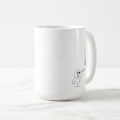 Drip Guy die koffie vangt met een lepel Koffiemok (Voorkant rechts)