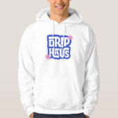 Drip Haus – Retro Speels Logo Hoodie (Voorkant)
