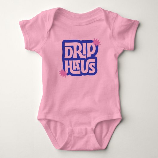 Drip Haus – Retro Speels Logo Romper (Voorkant)