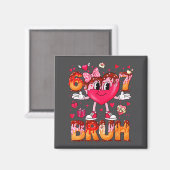 Drip Ice Cream Heart 67 Valentines Bruh Six Seven Magneet (Voorkant / Achterkant)