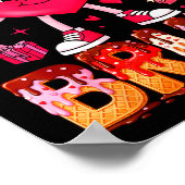 Drip Ice Cream Heart 67 Valentines Bruh Six Seven Poster (Hoek)