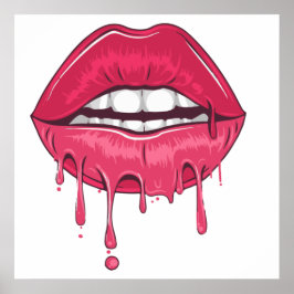 Drip Lip Poster