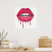 Drip Lip Poster (Keuken)