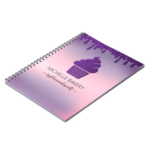 Drip Paarse bakkerij recepten Notitieboek (Linkerzijde)