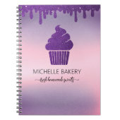 Drip Paarse bakkerij recepten Notitieboek (Voorkant)