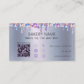 Drip Paarse bakkerij Visitekaartje (Achterkant)