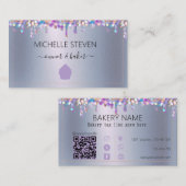 Drip Paarse bakkerij Visitekaartje (Voorkant / Achterkant)
