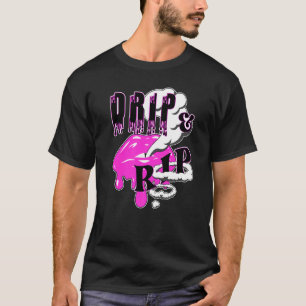 Drip & rip Vaping Lips & Vapor Rings voor nicotine T-shirt