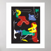 Drip schilderen poster (Voorkant)